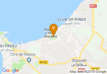 map of Sheraton Club des Pins