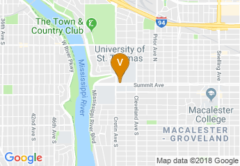 map of University of St. Thomas