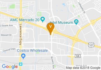 map of Embassy Suites by Hilton Santa Clara Silicon Valley