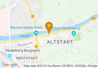 map of Kongresshaus Stadthalle Heidelberg