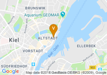 map of Kieler Schloss
