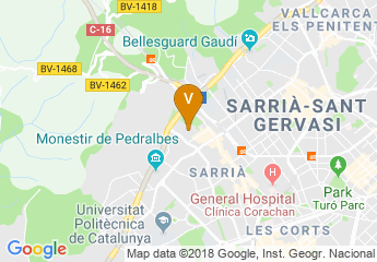 map of Sagrat Cor de Sarrià