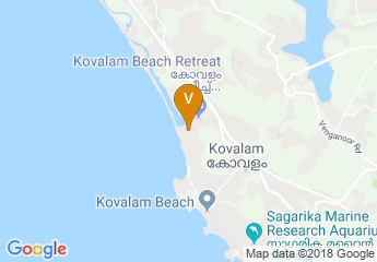map of Uday Samudra Leisure Beach Hotel & Spa