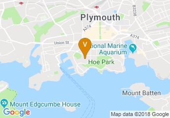 map of Plymouth Marine Laboratory