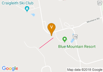 map of Blue Mountain Resort