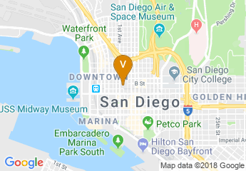 map of San Diego Concourse/Golden Hall
