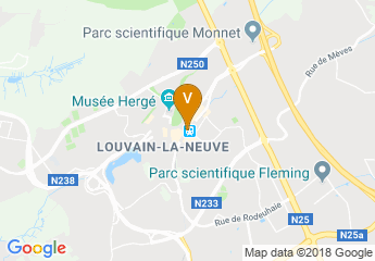 map of Catholic University of Louvain