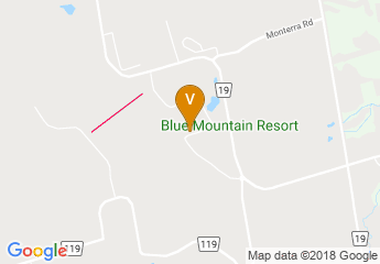 map of The Westin Trillium House, Blue Mountain