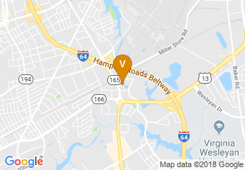 map of Holiday Inn Norfolk Airport