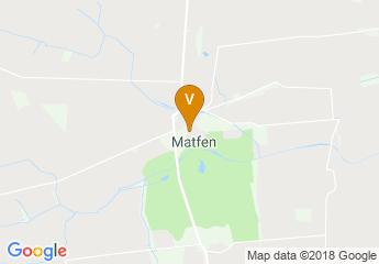 map of Matfen Hall Hotel Golf and Spa