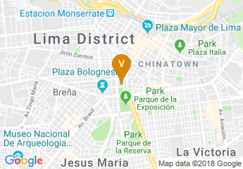 map of Sheraton Lima Hotel & Convention Center