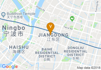 map of Sheraton Ningbo Hotel