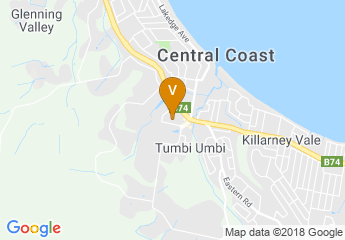 map of Mingara Recreation Club