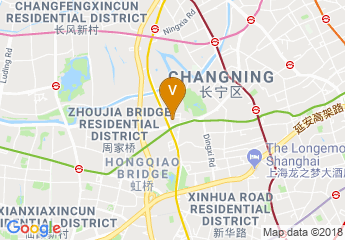 map of Renaissance Shanghai Zhongshan Park Hotel