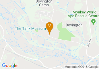 map of The Tank Museum
