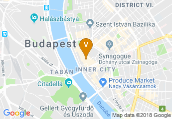 map of Mercure Budapest City Center