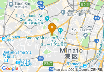 map of Grand Hyatt Tokyo