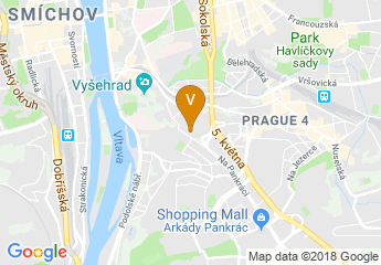 map of Holiday Inn Prague Congress Centre