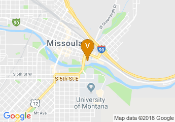 map of DoubleTree by Hilton Hotel Missoula - Edgewater