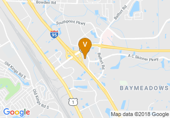map of Jacksonville Marriott