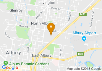 map of Albury showgrounds