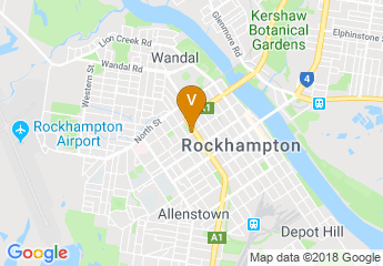 map of Rockhampton Leagues Club