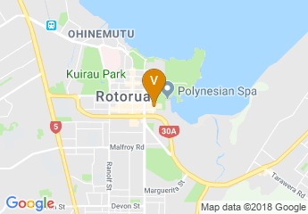map of Millennium Hotel Rotorua & Spa