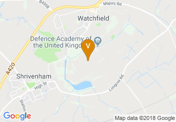 map of Cranfield University Shrivenham Campus