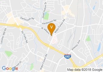 map of Hilton North Raleigh/Midtown