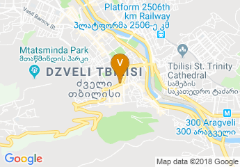 map of Courtyard by Marriott Tbilisi