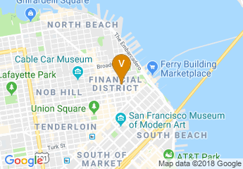 map of The Bar Association of San Francisco