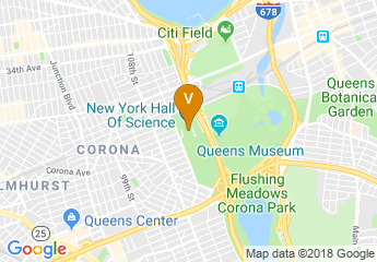 map of New York Hall Of Science