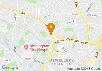map of The New Bingley Hall