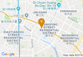 map of Rhombus Park Aura Chengdu Hotel