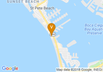 map of Sirata Beach Resort & Conference Center