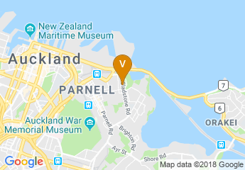 map of Auckland Rose Park Hotel