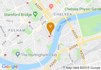 map of The Chelsea Harbour Hotel