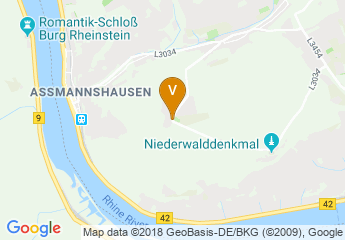 map of Hotel Jagdschloss Niederwald