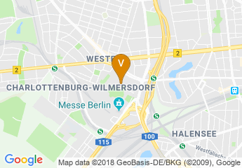 map of Palais am Funkturm