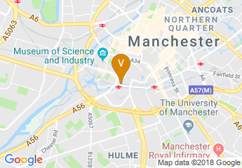 map of The Comedy Store, Manchester