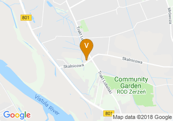 map of DoubleTree by Hilton Hotel & Conference Centre Warsaw