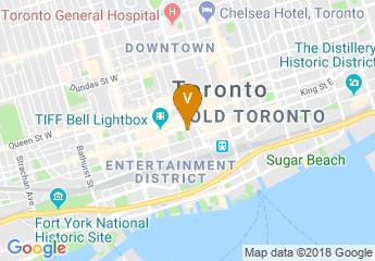map of Roy Thomson Hall