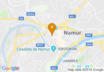 map of University of Namur