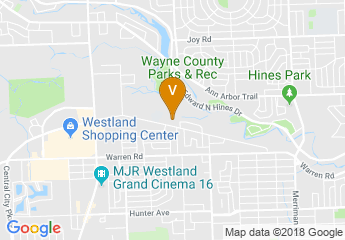 map of Lutheran High School-Westland