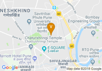 map of Symbiosis Institute of Management Studies