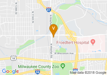 map of Crowne Plaza Milwaukee West