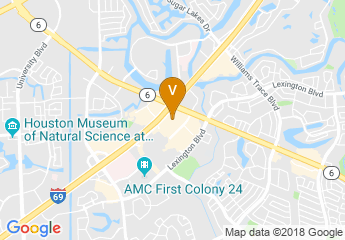 map of Sugar Land Marriott Town Square