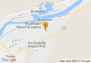 map of Blue Water Resort & Casino