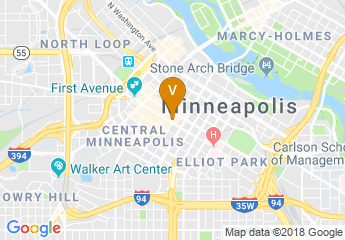 map of Crowne Plaza Minneapolis Northstar Downtown