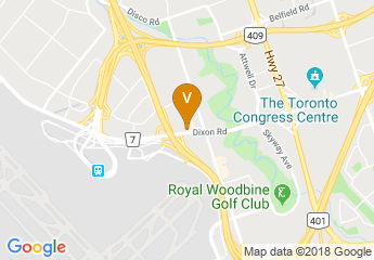 map of The Westin Toronto Airport